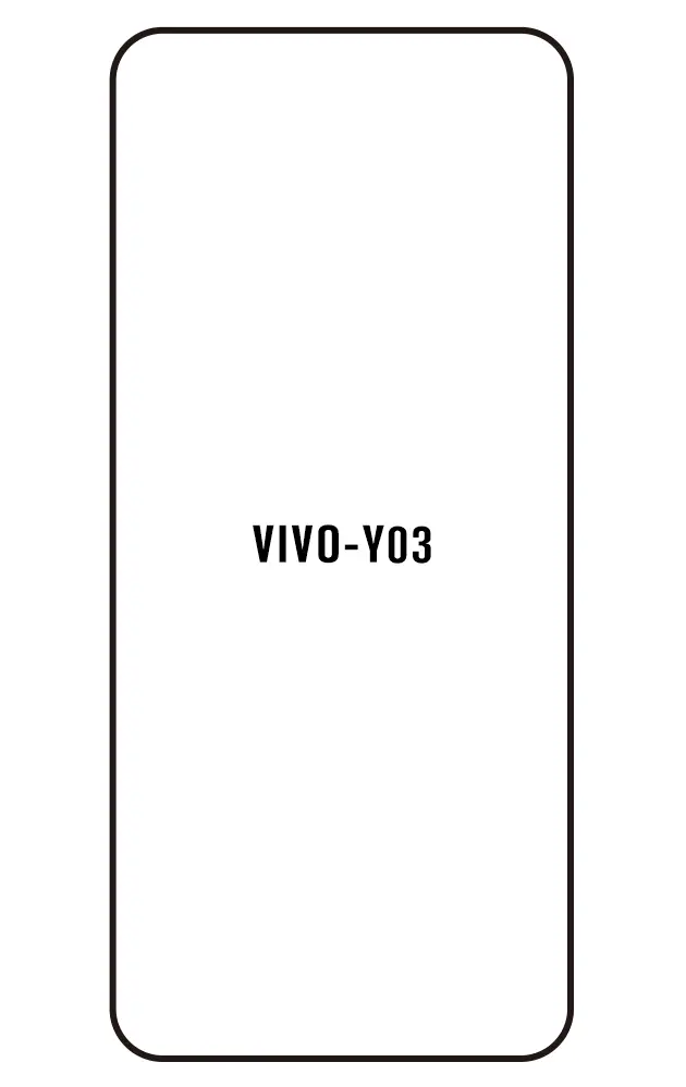 Vivo Y03 Přední Hydrogel ochranná fólie