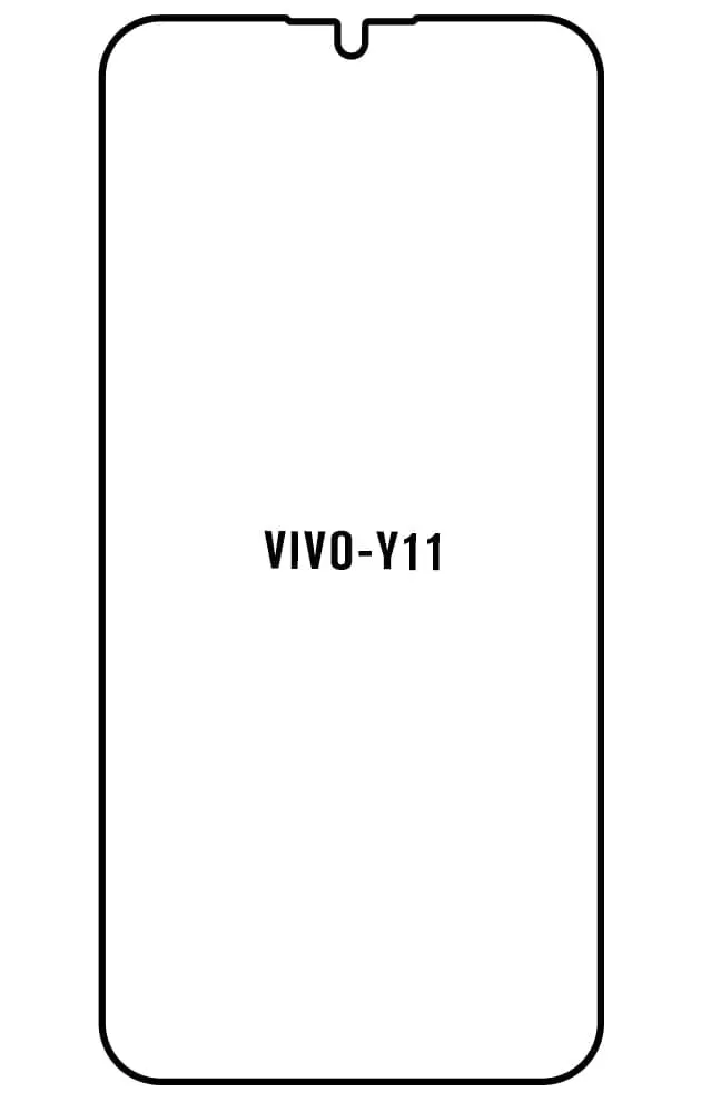Vivo Y11 2019 Přední Hydrogel ochranná fólie