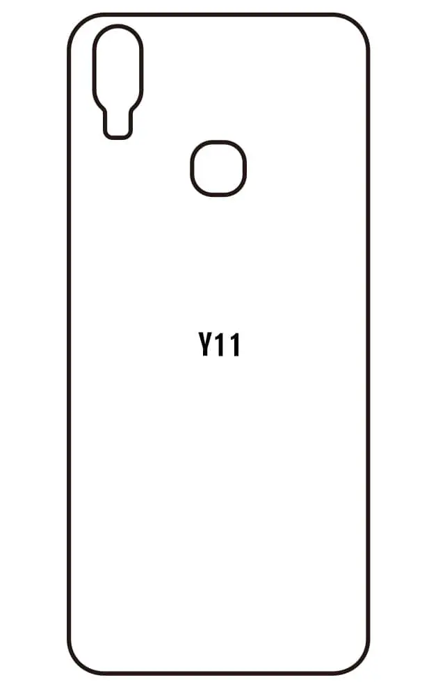Vivo Y11 2019 Zadní Hydrogel ochranná fólie