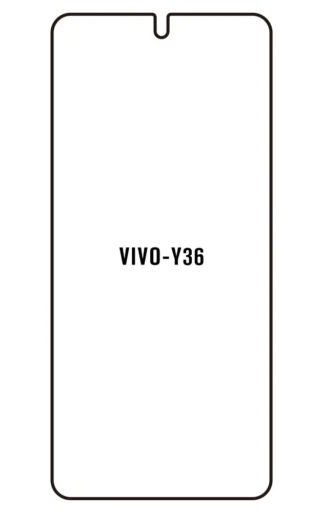 Vivo Y36 Přední Hydrogel ochranná fólie