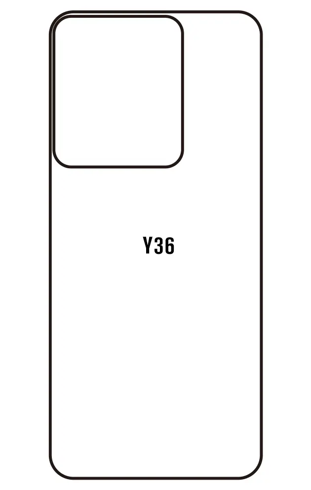 Vivo Y36 Zadní Hydrogel ochranná fólie