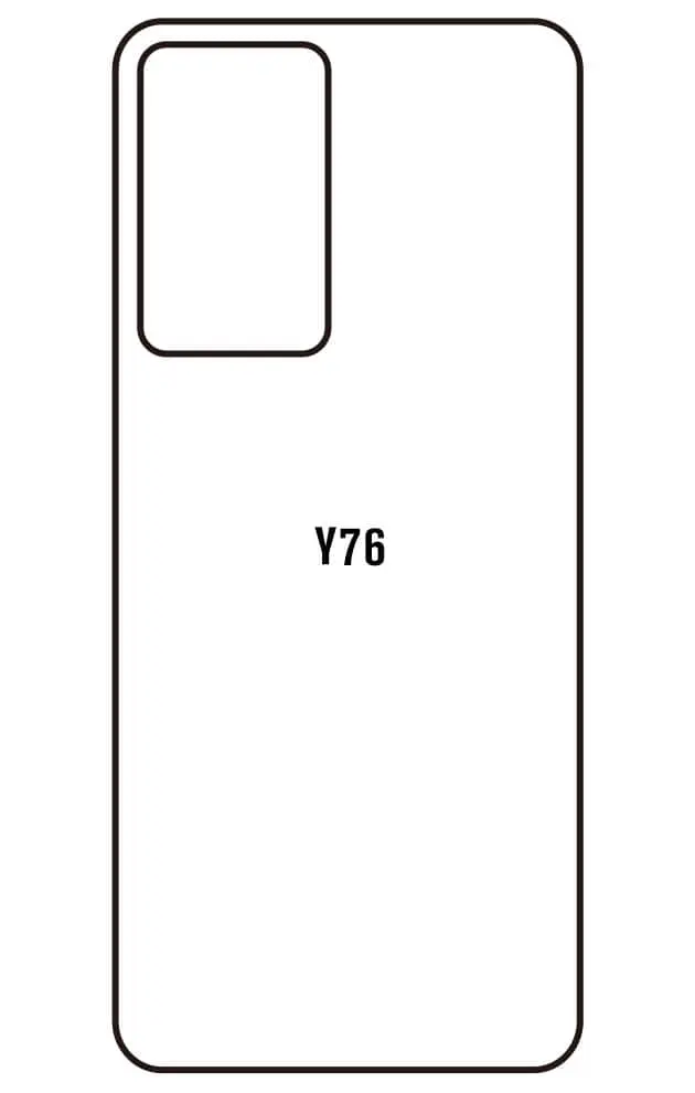 Vivo Y76 5G Zadní Hydrogel ochranná fólie