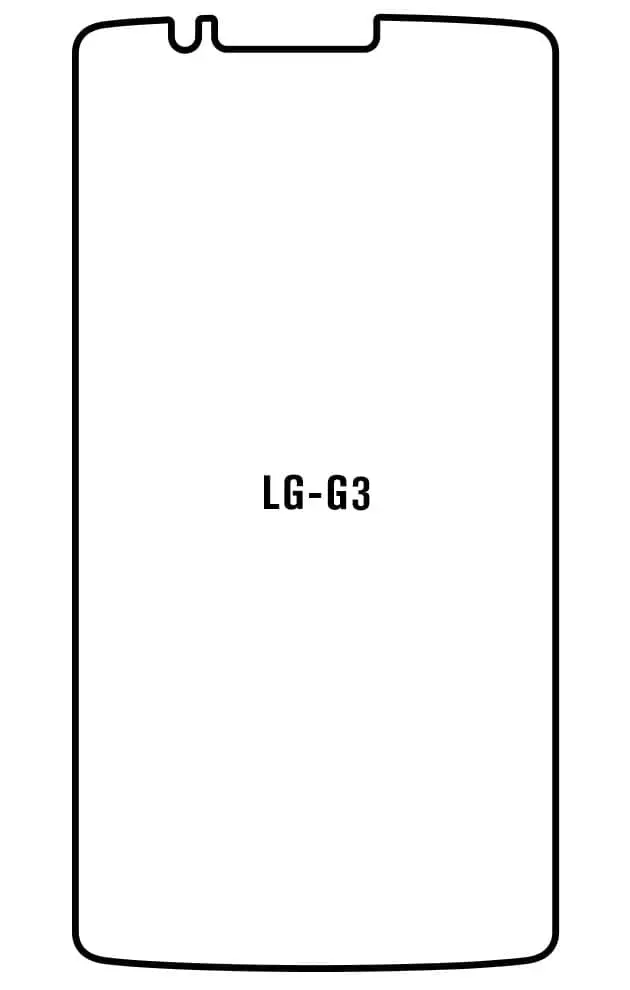 LG G3 Přední Hydrogel ochranná fólie