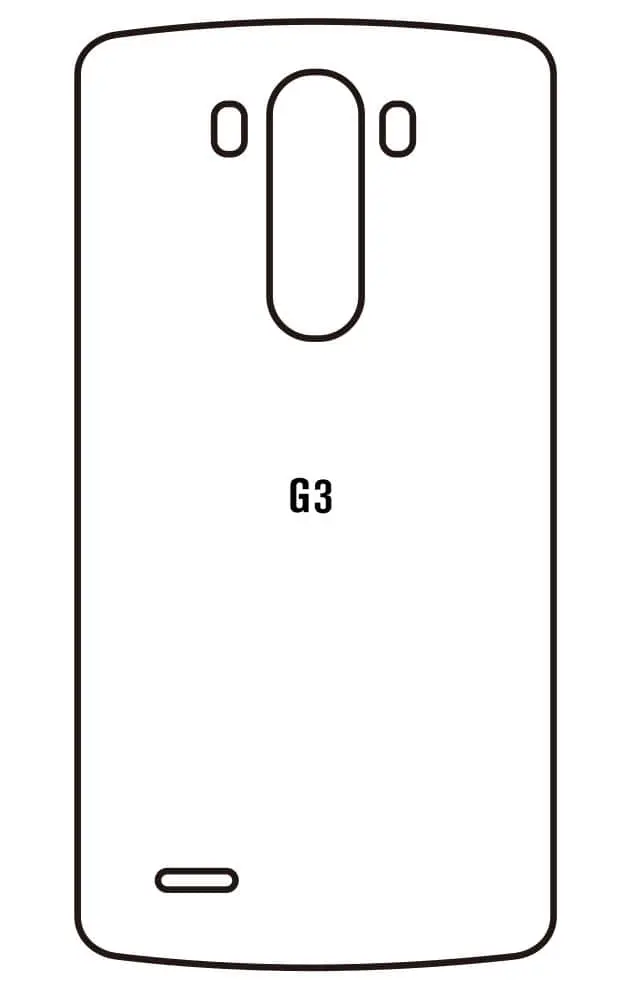 LG G3 Zadní Hydrogel ochranná fólie