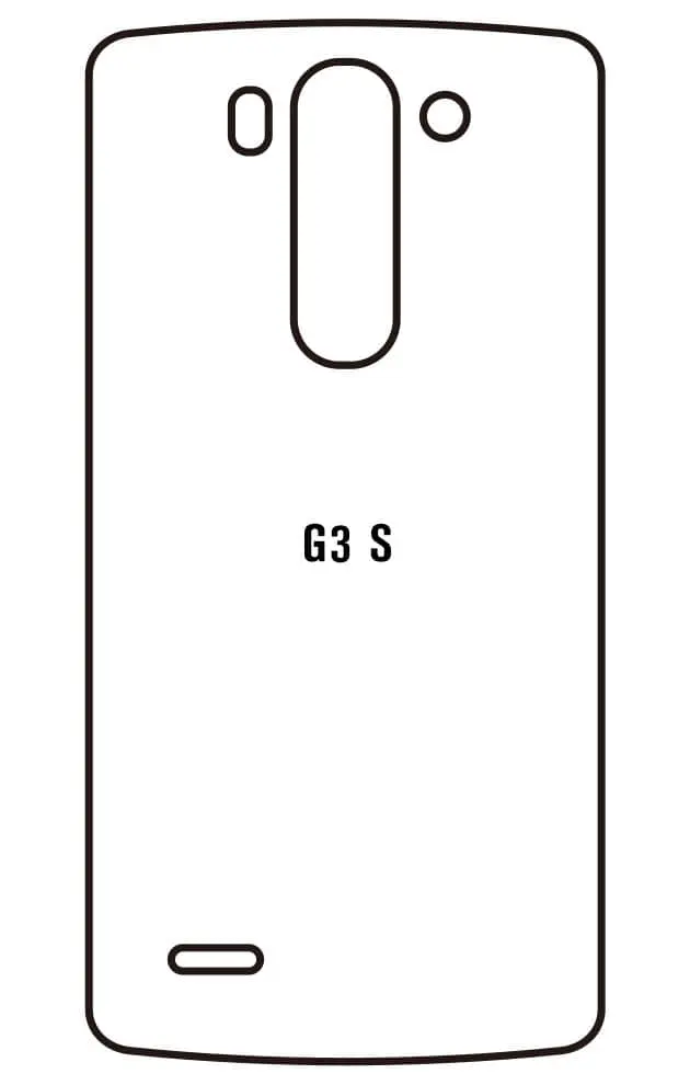LG G3S Zadní Hydrogel ochranná fólie