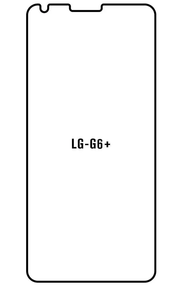 LG G6+ Přední Hydrogel ochranná fólie