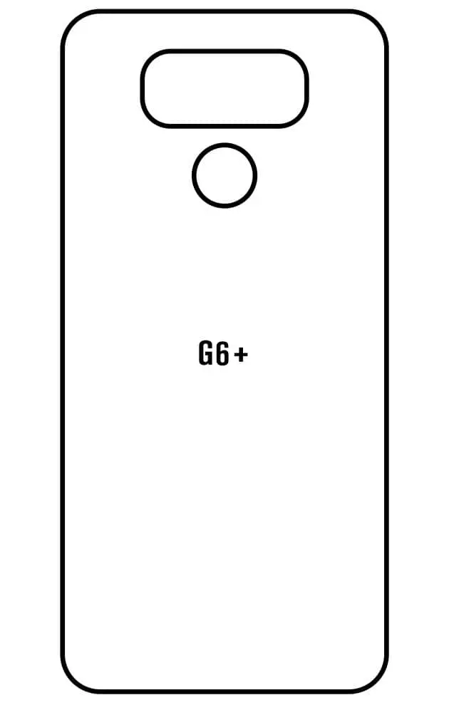 LG G6+ Zadní Hydrogel ochranná fólie