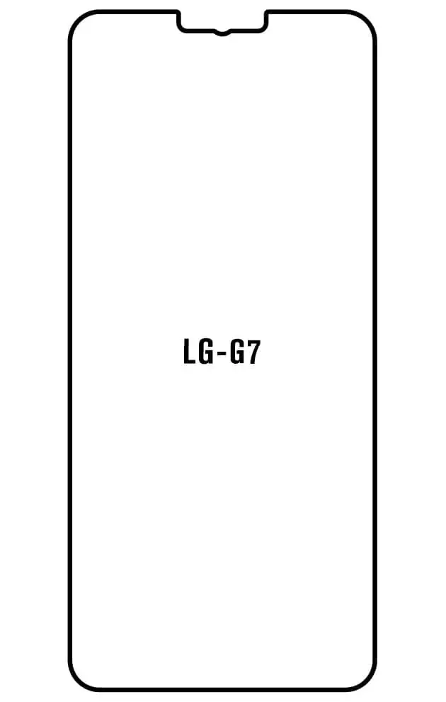 LG G7 Přední Hydrogel ochranná fólie