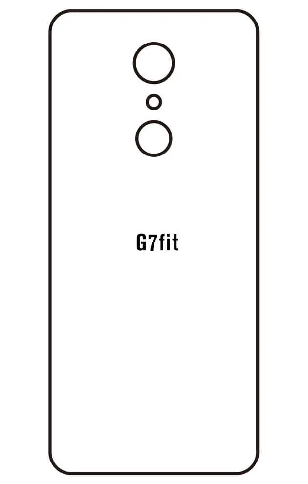 LG G7 Fit Zadní Hydrogel ochranná fólie