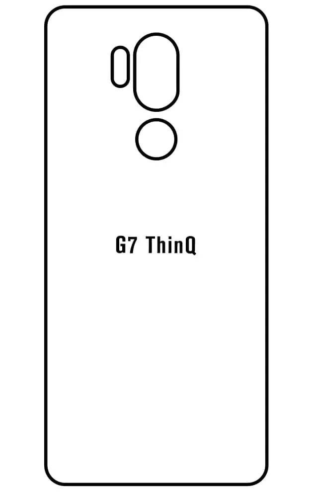 LG G7 ThinQ Zadní Hydrogel ochranná fólie