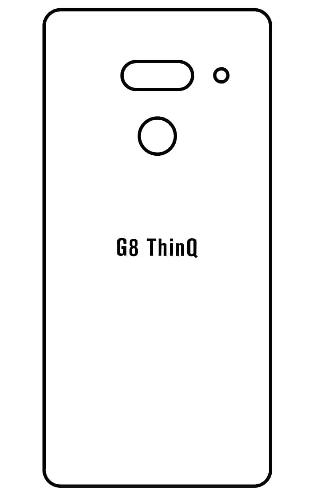 LG G8 ThinQ Zadní Hydrogel ochranná fólie