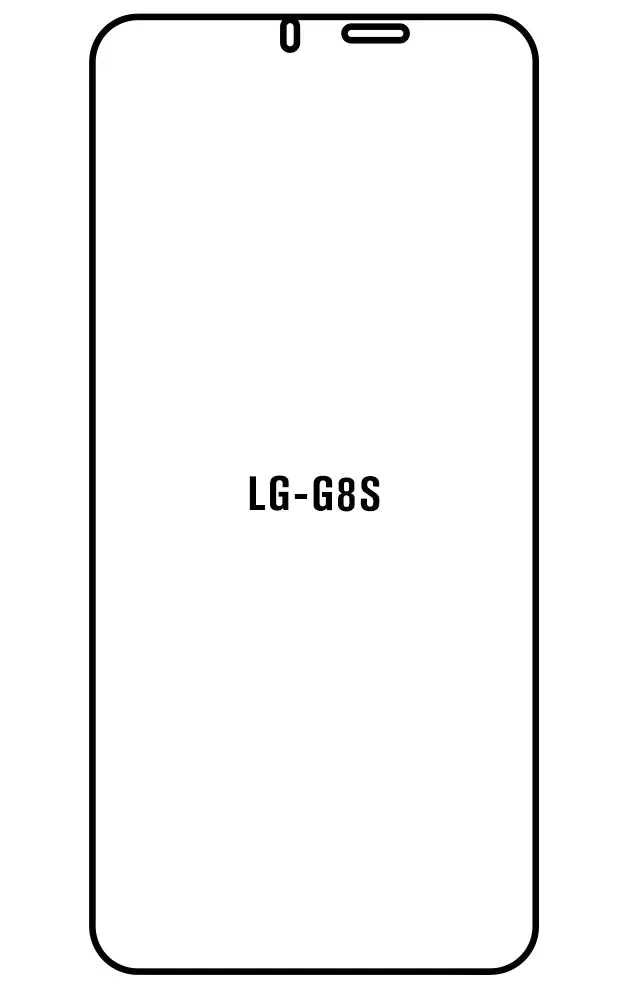 LG G8S Přední Hydrogel ochranná fólie