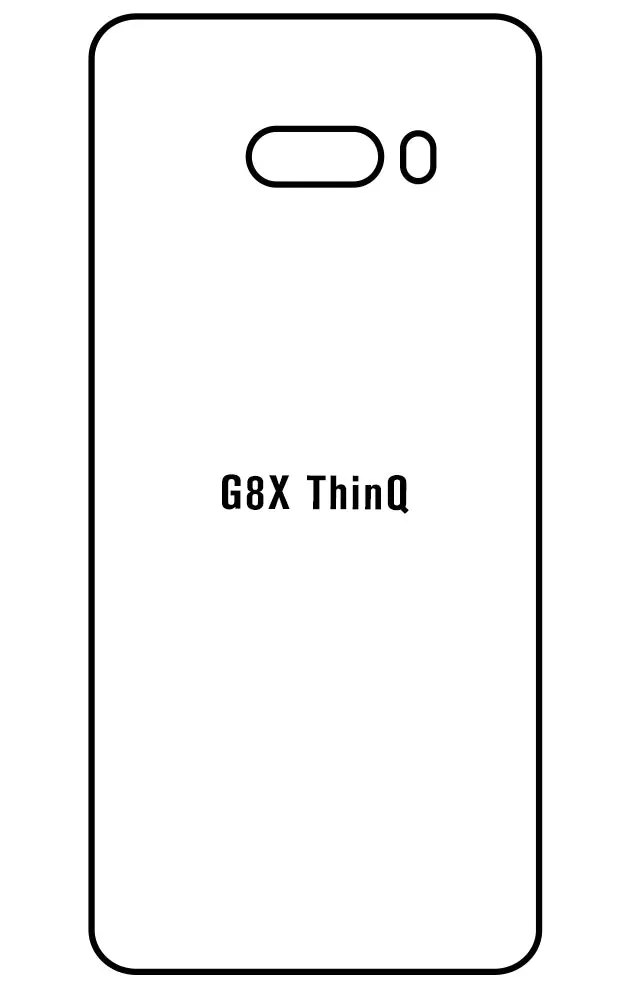 LG G8X ThinQ Dual Screen Zadní Hydrogel ochranná fólie