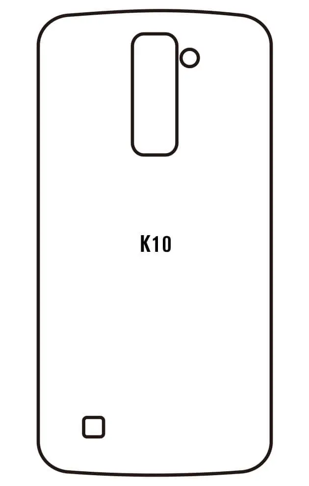 LG K10 2016 Zadní Hydrogel ochranná fólie