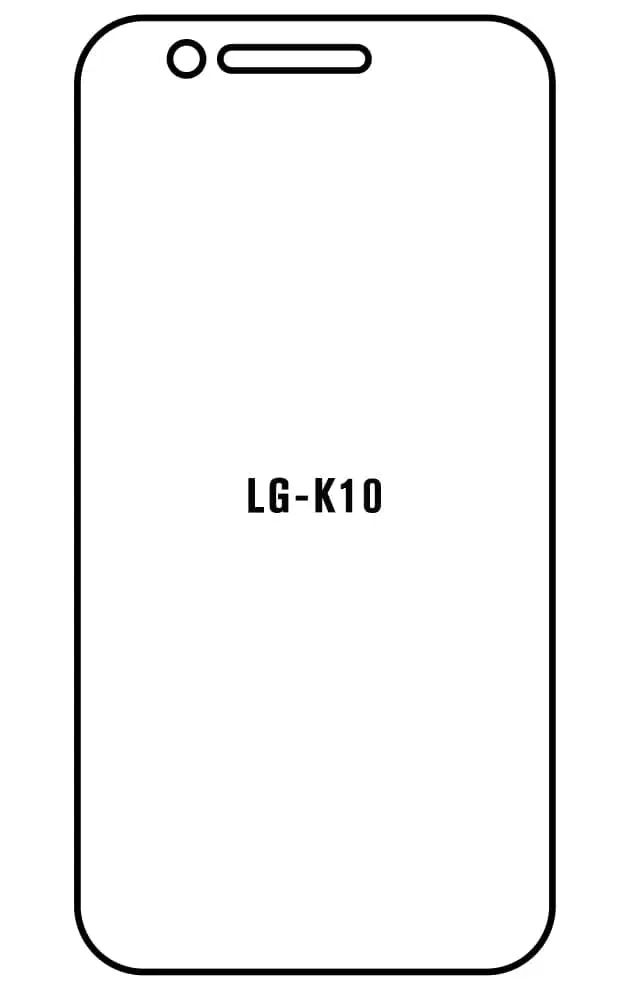 LG K10 2017 Přední Hydrogel ochranná fólie