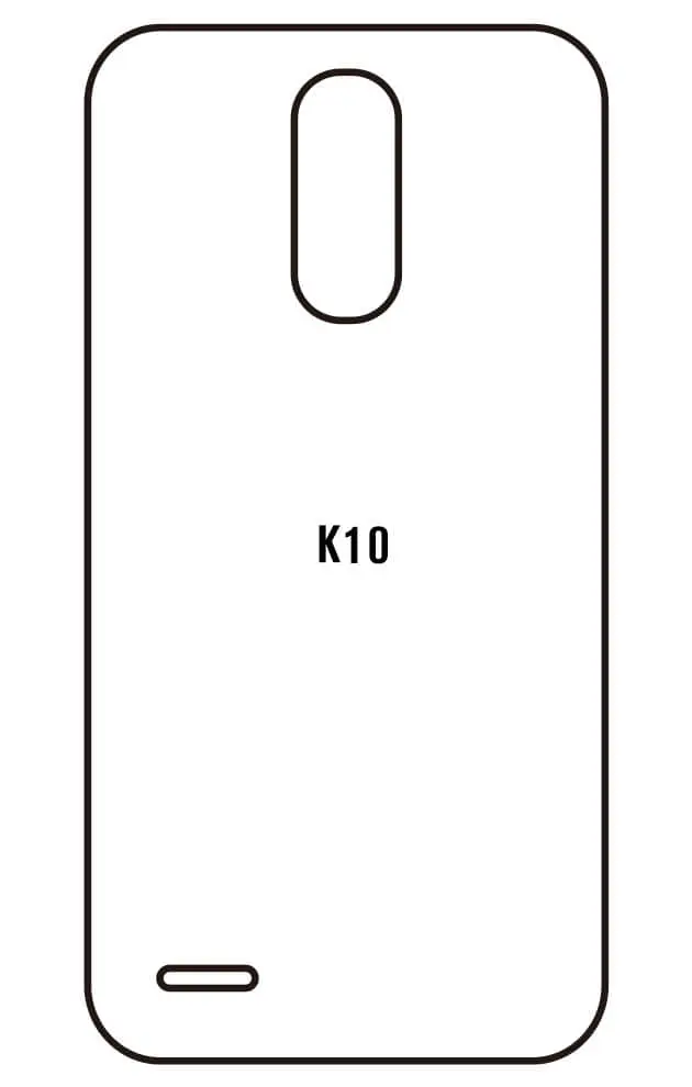 LG K10 2017 Zadní Hydrogel ochranná fólie