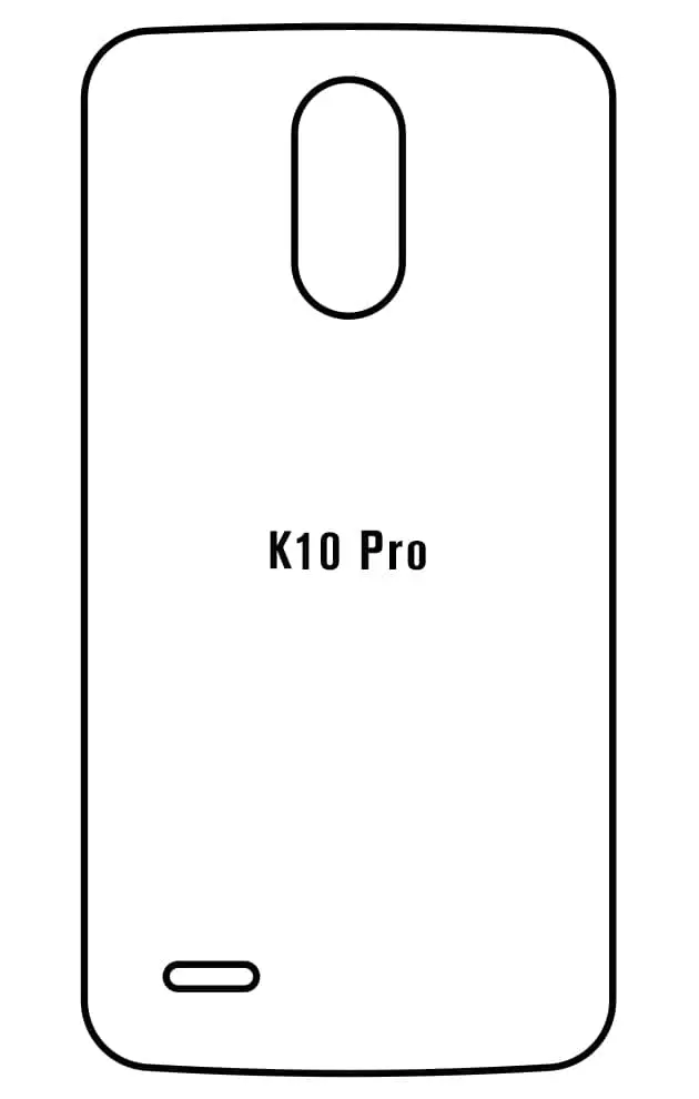 LG K10 Pro Zadní Hydrogel ochranná fólie