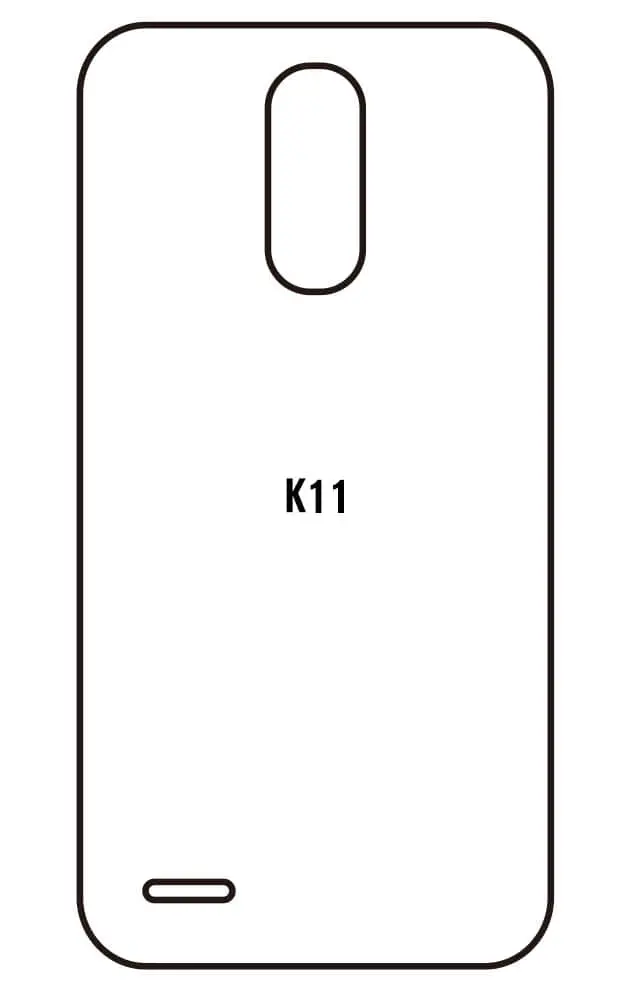 LG K11+ Zadní Hydrogel ochranná fólie