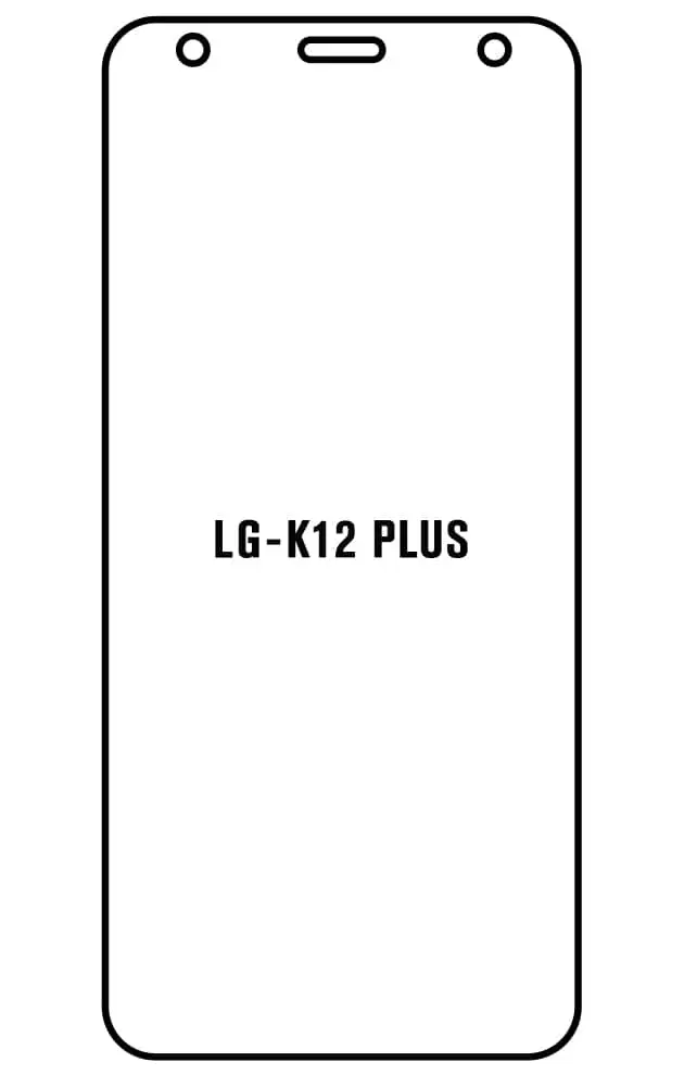 LG K12 Plus Přední Hydrogel ochranná fólie