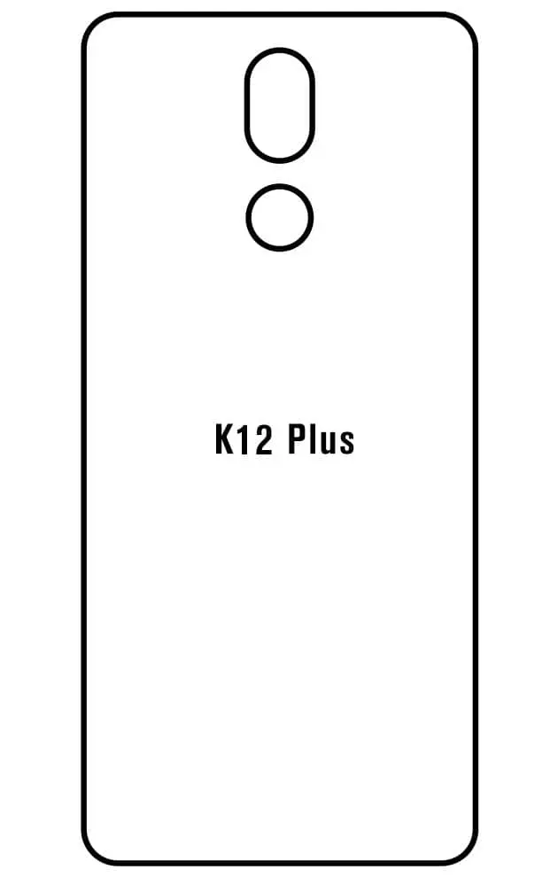 LG K12 Plus Zadní Hydrogel ochranná fólie