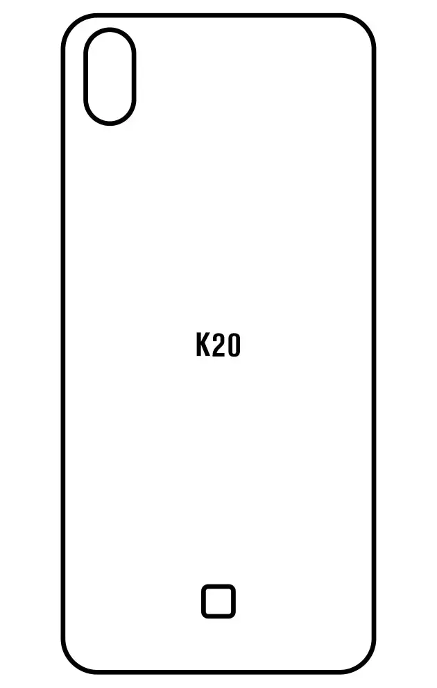 LG K20 Zadní Hydrogel ochranná fólie