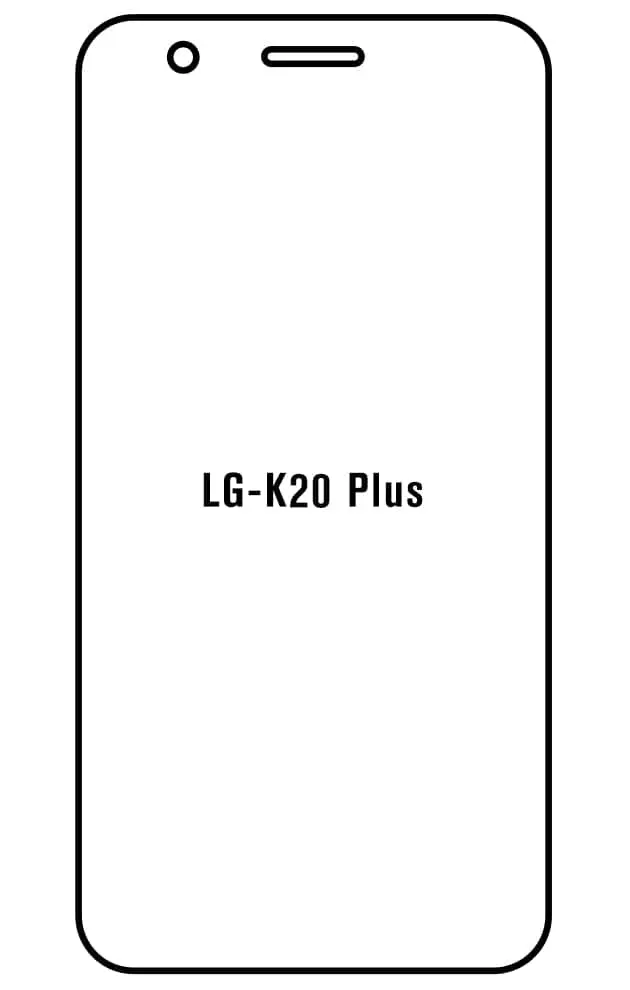 LG K20 Plus Přední Hydrogel ochranná fólie
