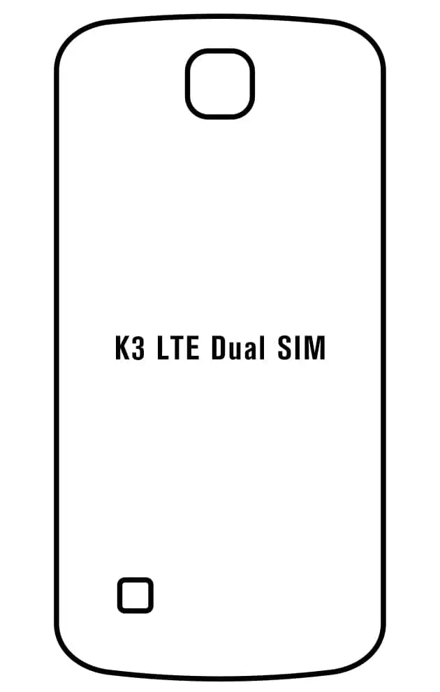 LG K3 LTE Dual SIM Zadní Hydrogel ochranná fólie
