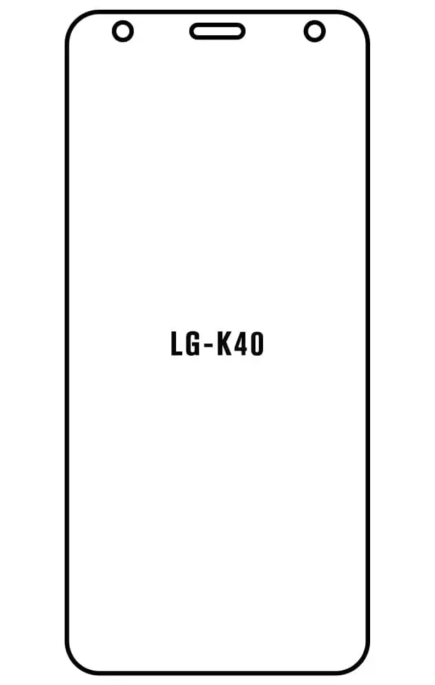 LG K40 Přední Hydrogel ochranná fólie