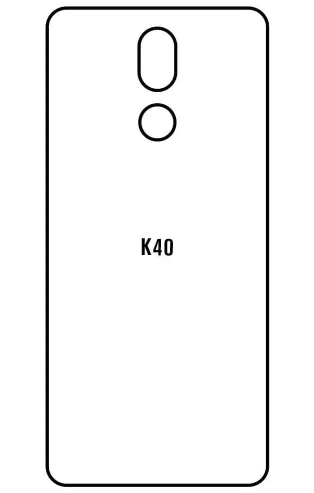LG K40 Zadní Hydrogel ochranná fólie