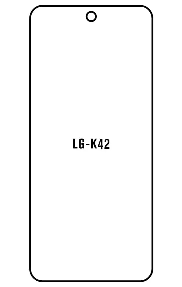 LG K42 Přední Hydrogel ochranná fólie
