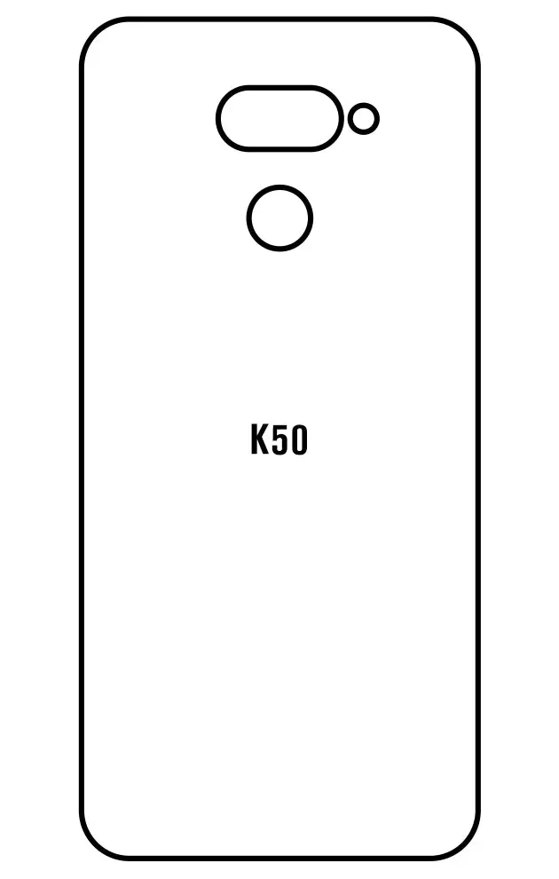 LG K50 Zadní Hydrogel ochranná fólie
