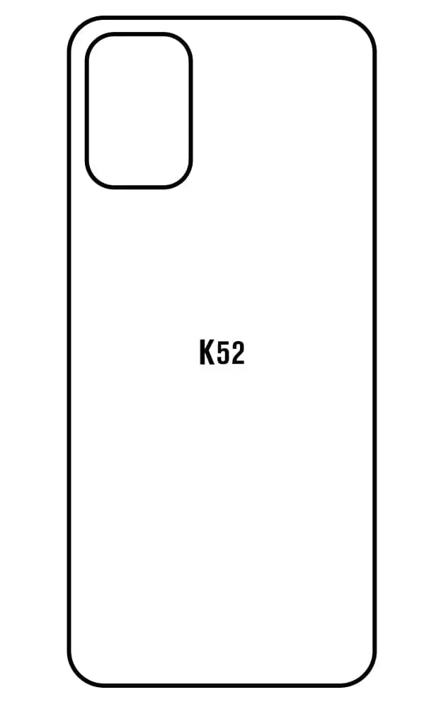LG K52 Zadní Hydrogel ochranná fólie