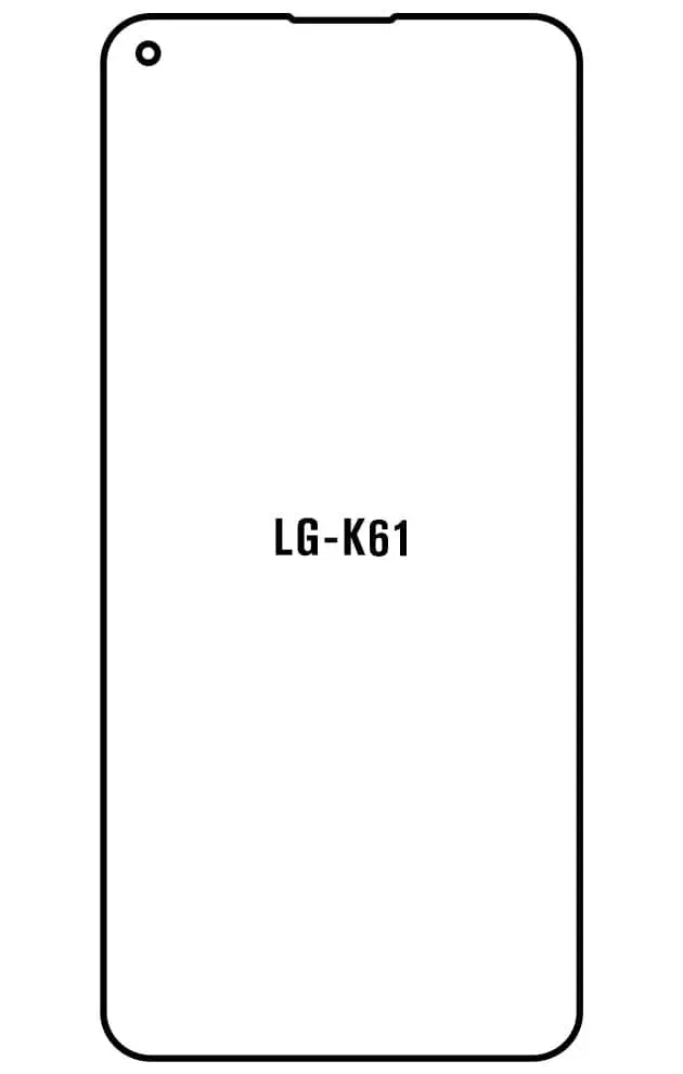 LG K61 Přední Hydrogel ochranná fólie