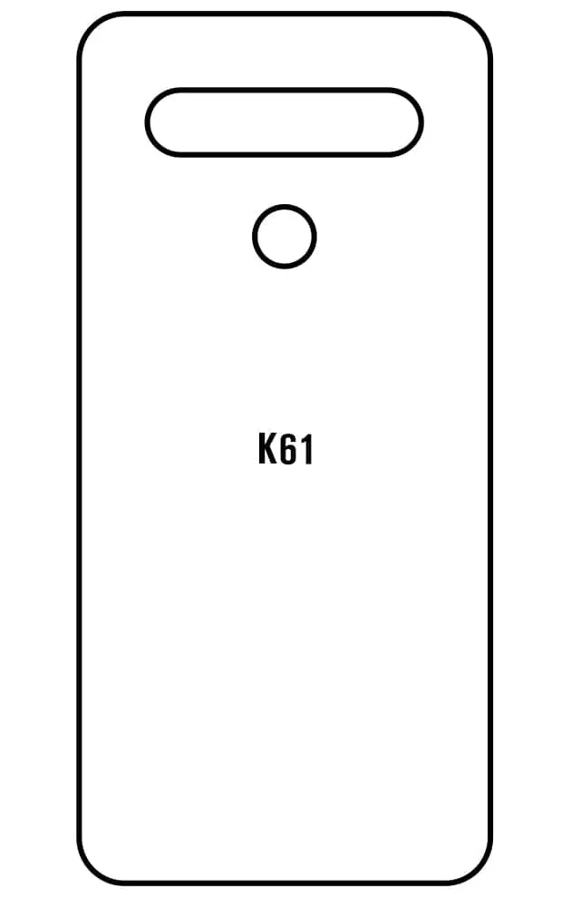 LG K61 Zadní Hydrogel ochranná fólie