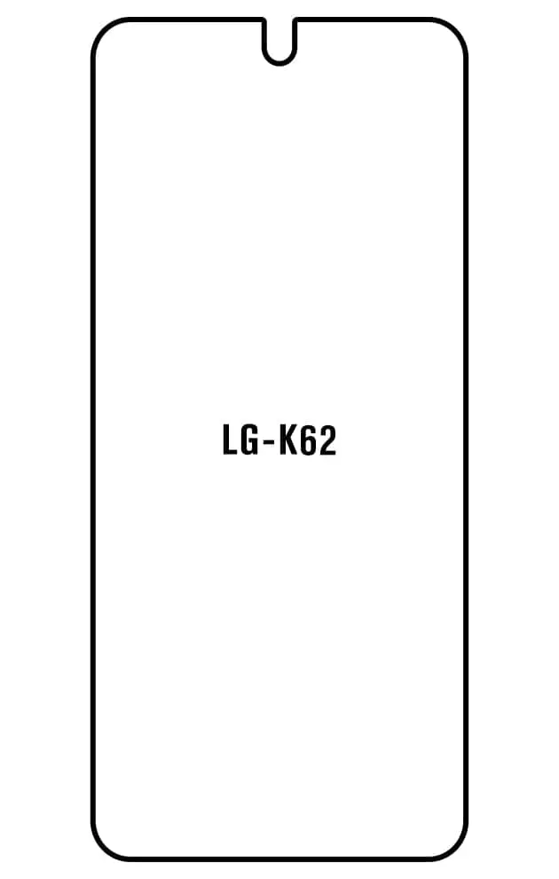 LG K62 Přední Hydrogel ochranná fólie