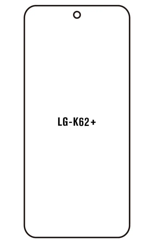 LG K62+ Přední Hydrogel ochranná fólie