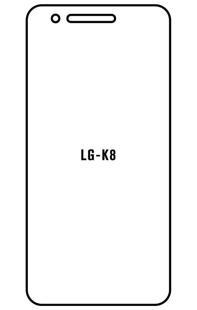 LG K8 2018 Přední Hydrogel ochranná fólie
