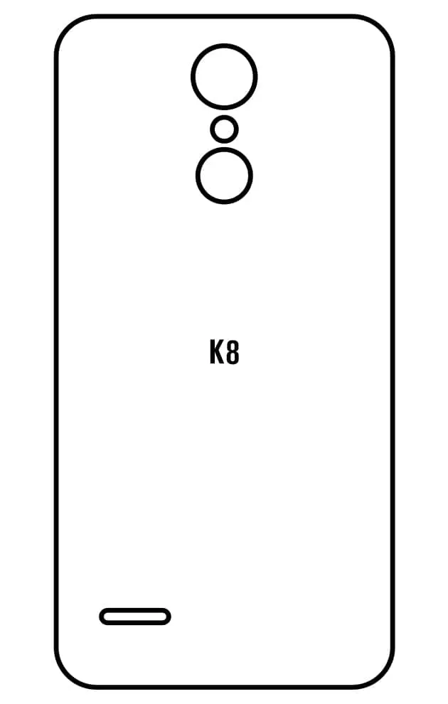 LG K8 2018 Zadní Hydrogel ochranná fólie