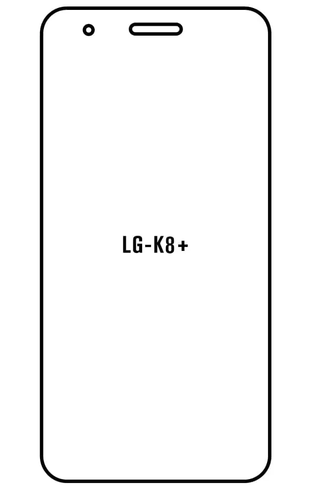 LG K8+ Přední Hydrogel ochranná fólie