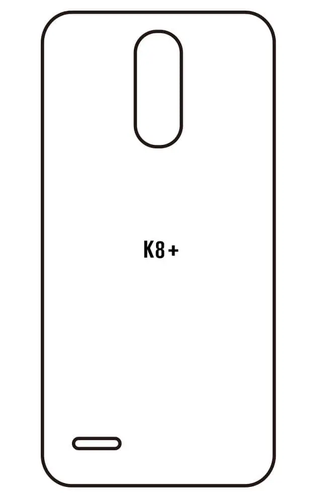 LG K8+ Zadní Hydrogel ochranná fólie