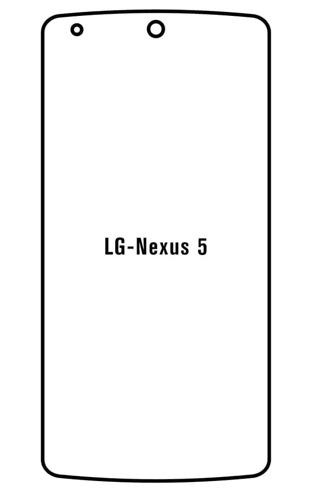 LG Nexus 5 Přední Hydrogel ochranná fólie