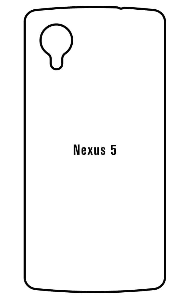 LG Nexus 5 Zadní Hydrogel ochranná fólie