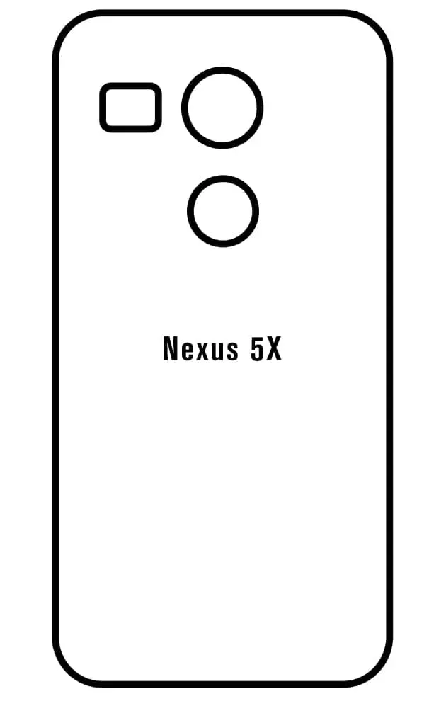 LG Nexus 5X Zadní Hydrogel ochranná fólie
