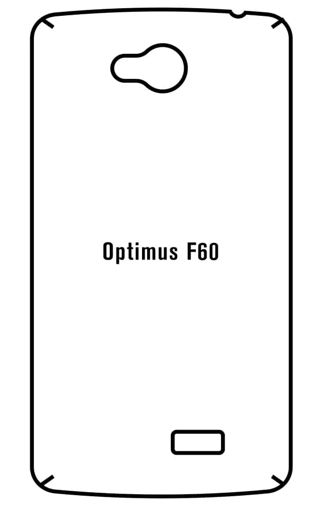 LG Optimus F60 MS395 Zadní Hydrogel ochranná fólie