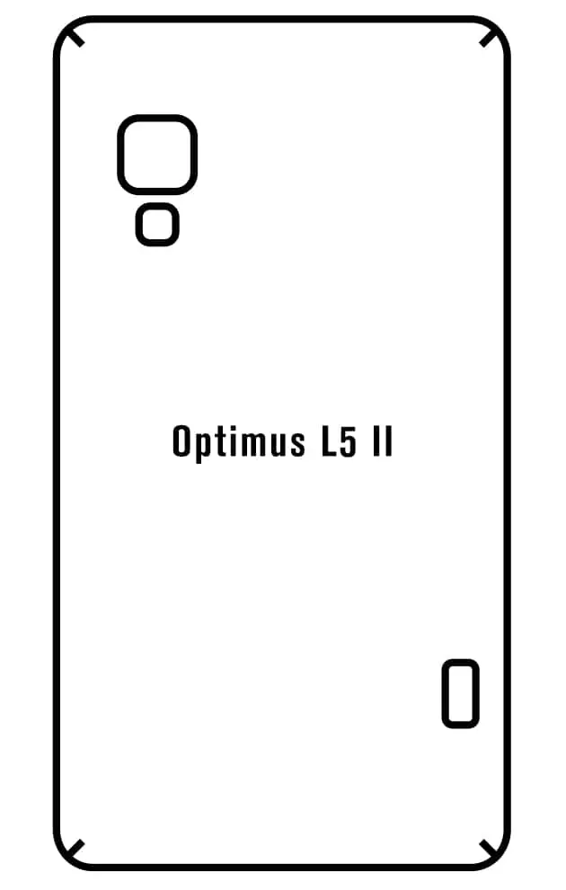 LG Optimus L5 II E460 Zadní Hydrogel ochranná fólie