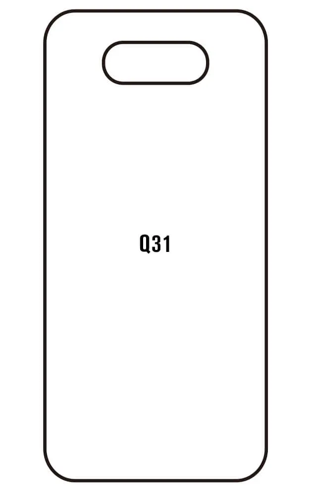 LG Q31 Zadní Hydrogel ochranná fólie
