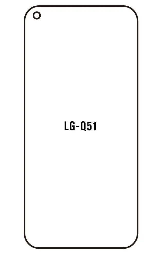 LG Q51 Přední Hydrogel ochranná fólie
