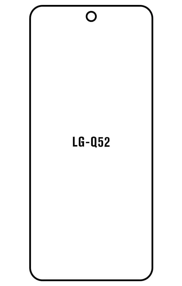LG Q52 Přední Hydrogel ochranná fólie