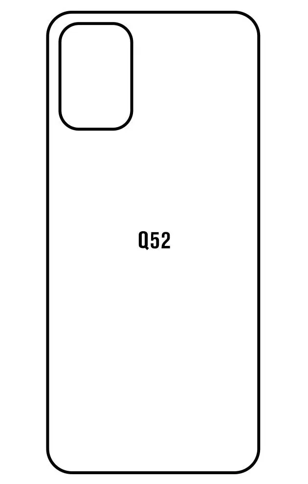 LG Q52 Zadní Hydrogel ochranná fólie