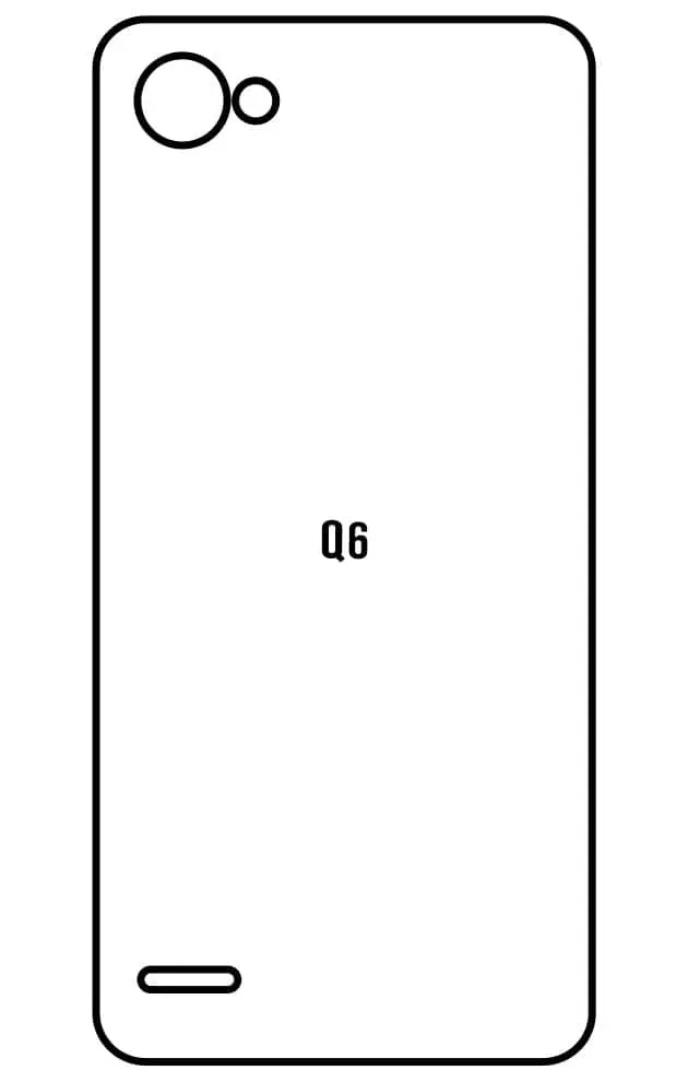 LG Q6 Zadní Hydrogel ochranná fólie